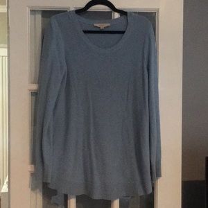 Long sleeve blue sweater